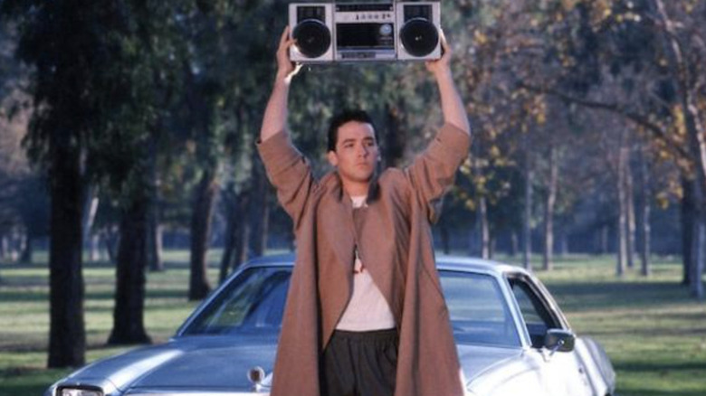 John Cusack holds boombox