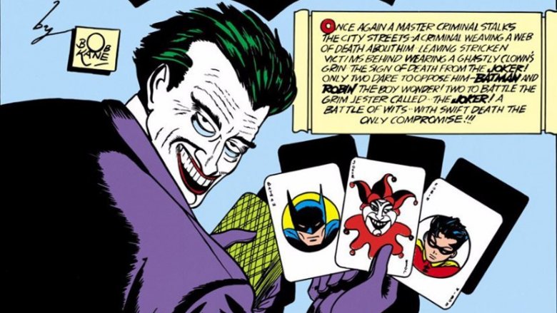 Joker from the cover of 1940's Batman #1