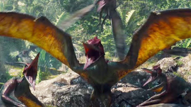 Pteranodon in the Aviary in Jurassic World