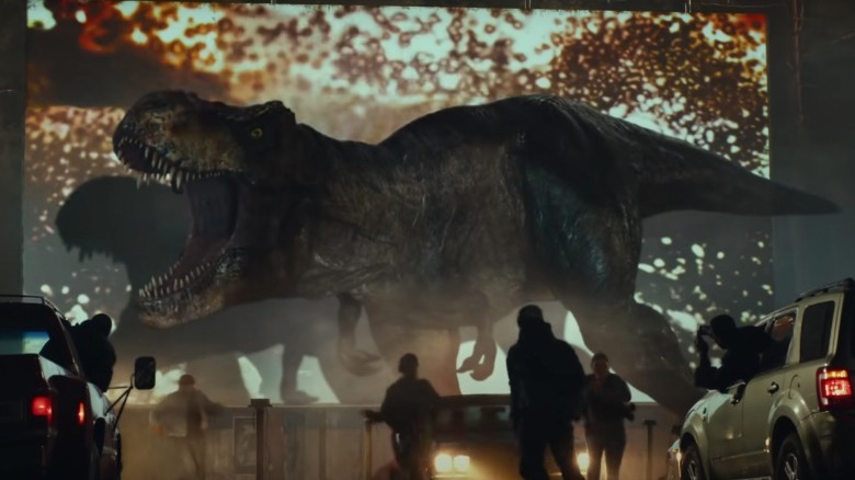 The Jurassic World Dominion T-Rex Was 'Weak' For A Good Reason Says ...