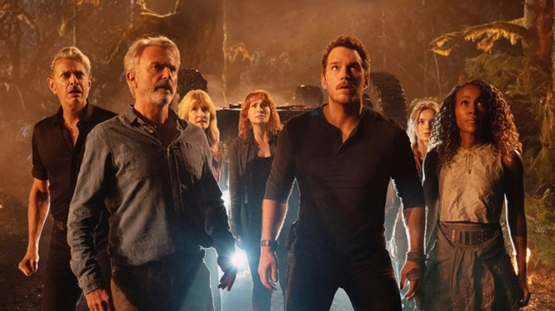 The cast of Jurassic World Dominion