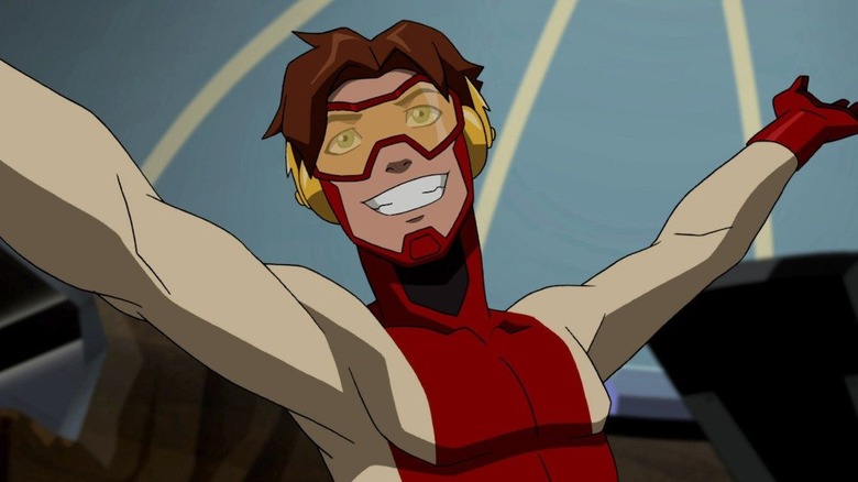 Bart Allen smiling in costume