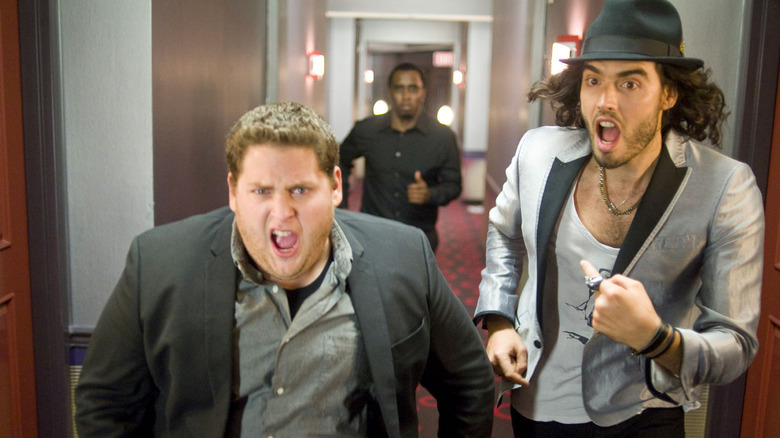 Jonah Hill and Russell Brand in Get Him to the Greek