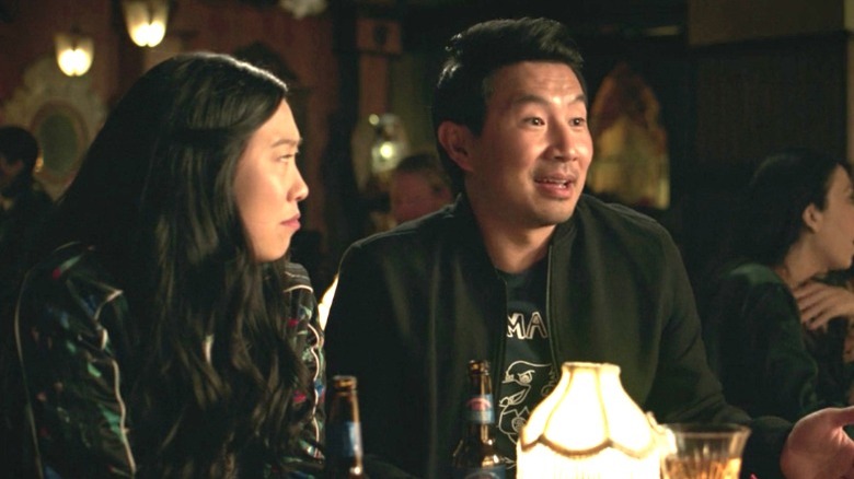 Simu Liu and Awkwafina in Shang-Chi