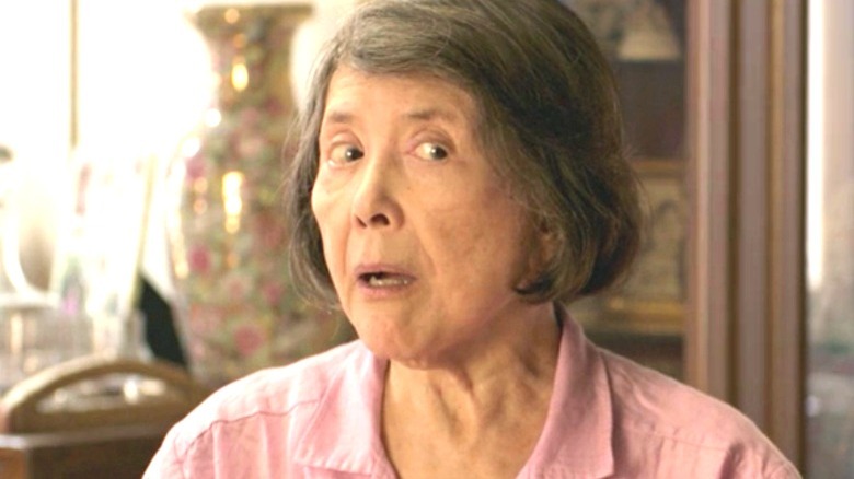 Tsai Chin as Katy's grandmother in Shang-Chi and the Legend of the Ten Rings