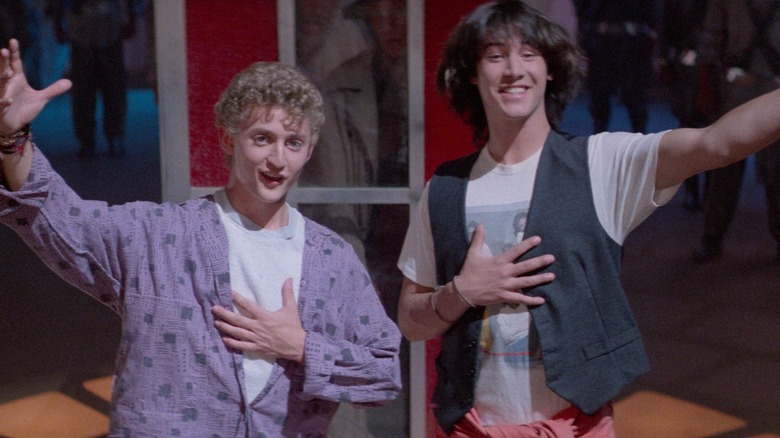 Bill and Ted being excellent