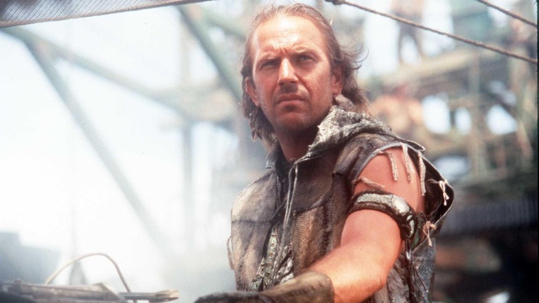 An amphibious Kevin Costner in "Waterworld"