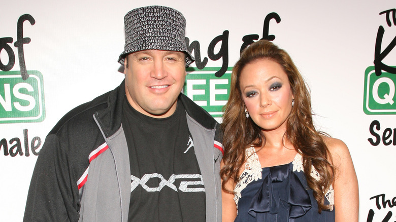  Kevin James and Leah Remini at event