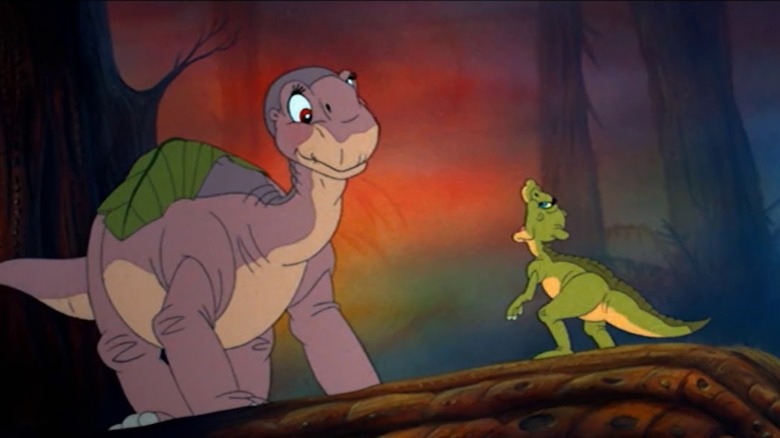 Duckie meeting Littlefoot