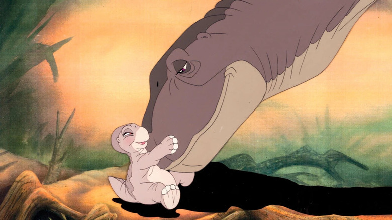 Baby Littlefoot and his mother