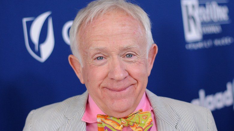 Leslie Jordan smiling wearing bowtie