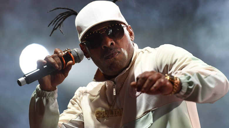 Coolio performing onstage