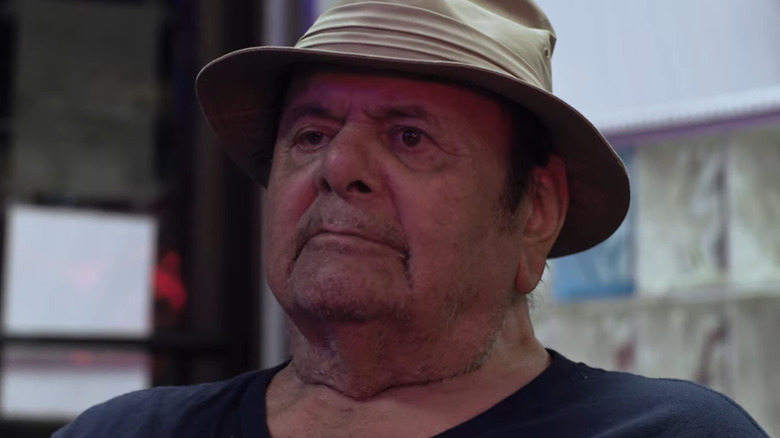 Paul Sorvino wears hat