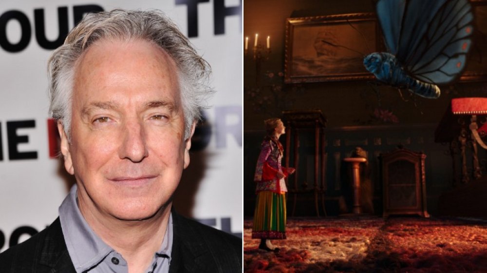 Alan Rickman/Still from Alice Through the Looking Glass