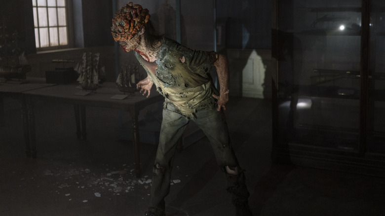 A clicker hunting on The Last of Us