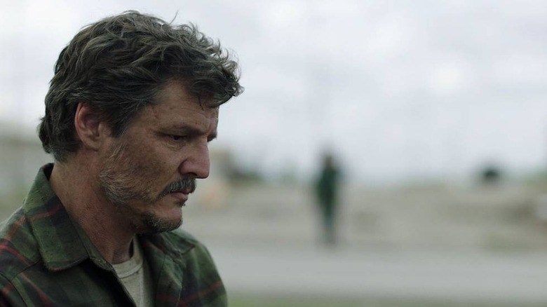 Pedro Pascal thinking