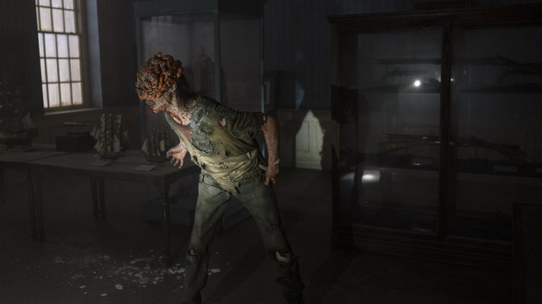 A clicker full body in The Last of Us