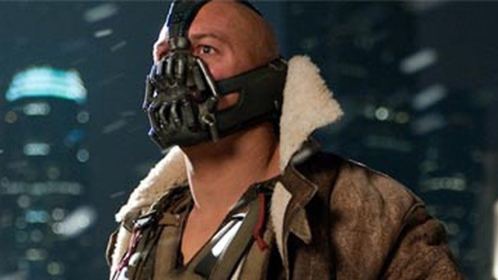 Tom Hardy as Bane in The Dark Knight Rises