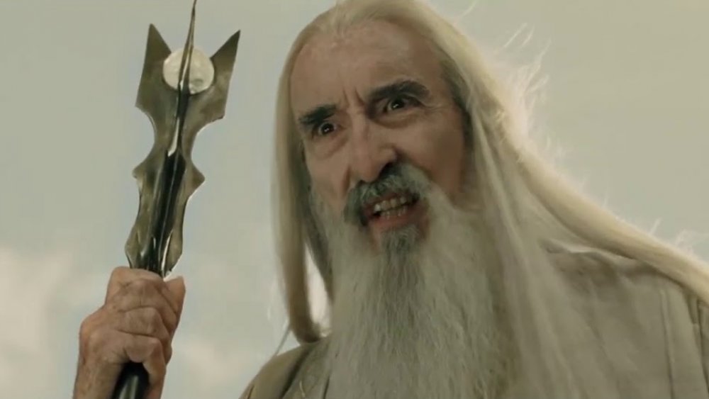 Christopher Lee in Lord of the Rings: The Return of the King