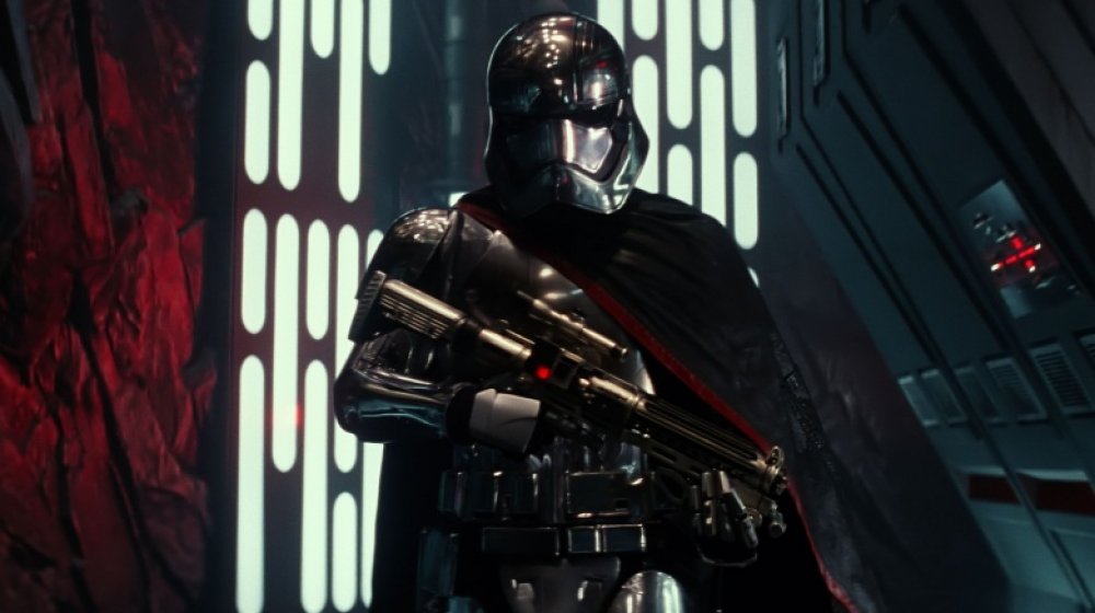 Gwendoline Christie as Captain Phasma in The Last Jedi