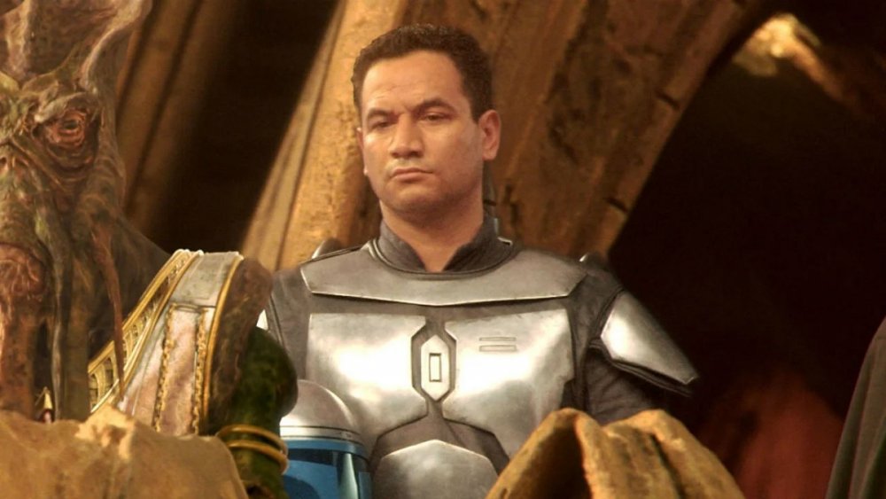 Temuera Morrison as Jango Fett in Attack of the Clones