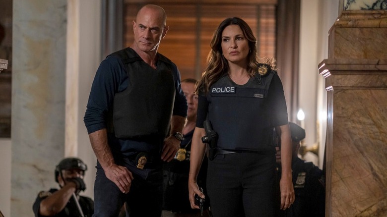 Benson and Stabler in vests