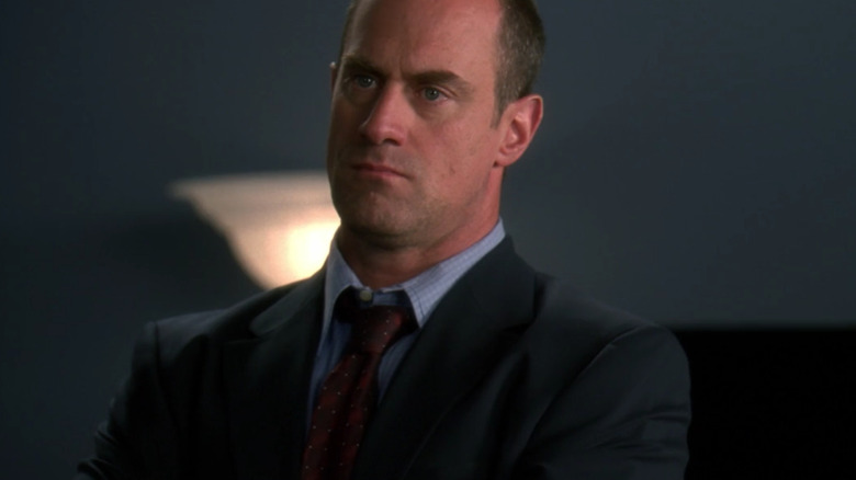 Elliot Stabler looking serious