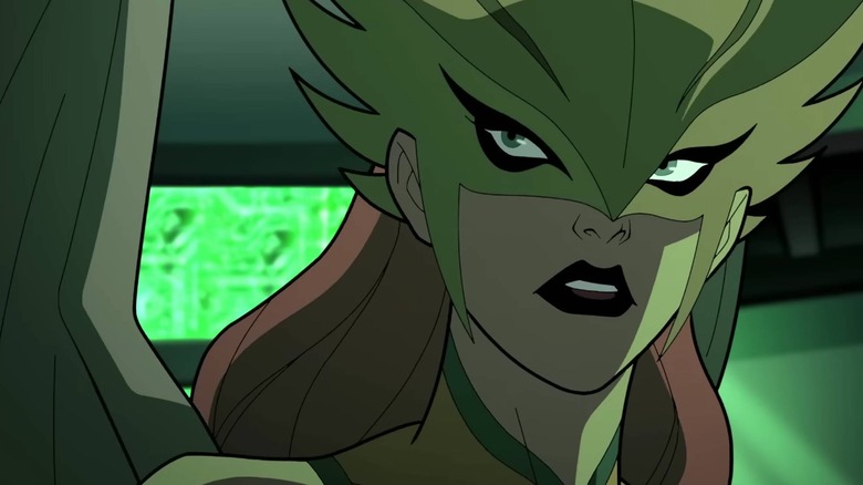 Hawkgirl talking to John Stewart