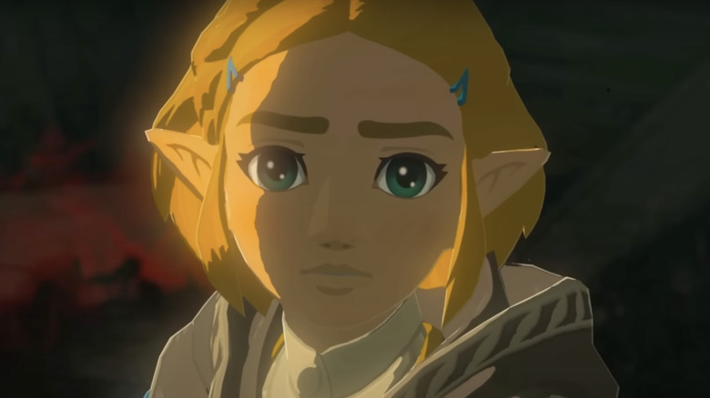 Zelda staring