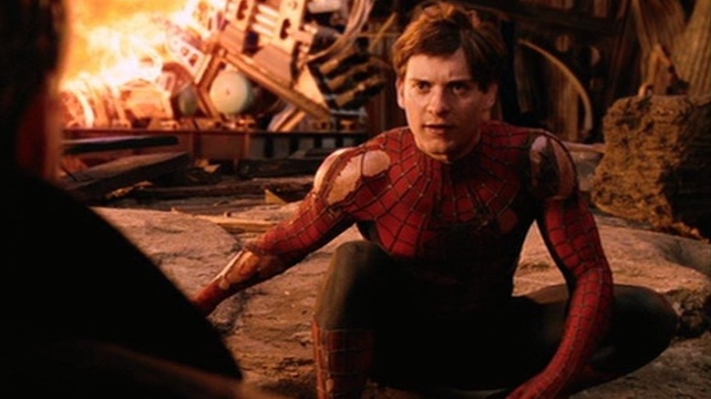 Tobey Maguire as Peter Parker in Spider-Man 2