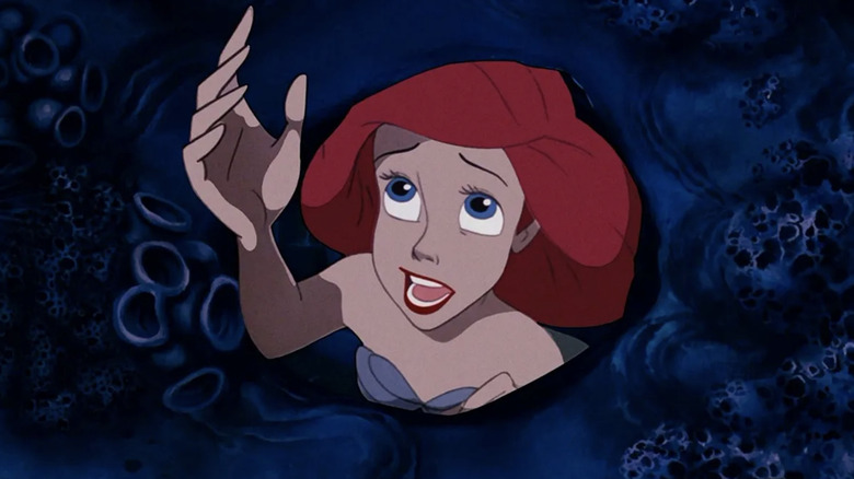 Ariel reaches for the sky in The Little Mermaid (1989)