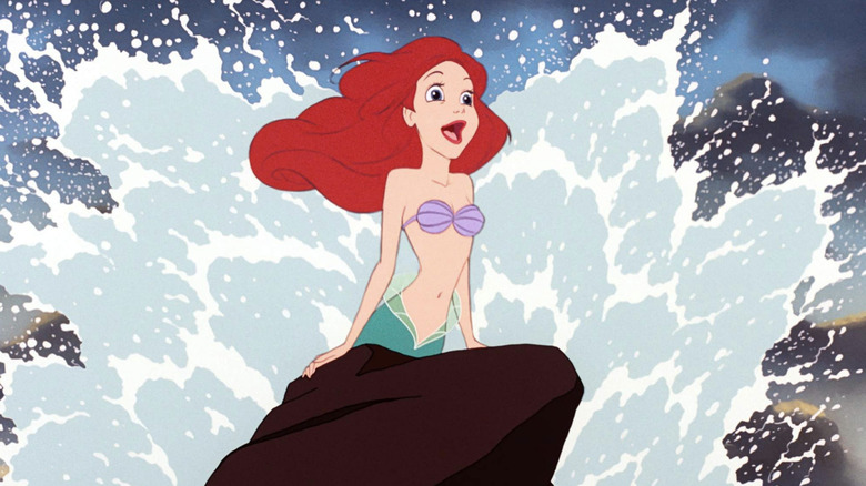 Ariel sings in the ocean in The Little Mermaid (1989)