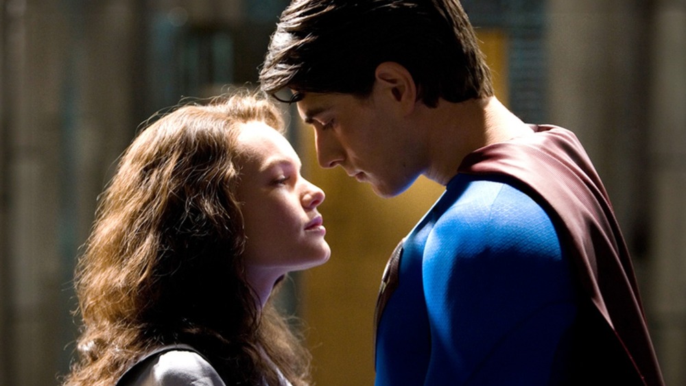 Lois Lane embracing Superman