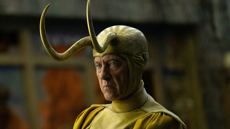 Richard E. Grant Classic Loki staring