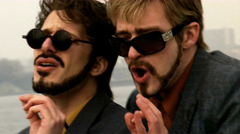 Andy Samberg and Justin Timberlake in Dick in a Box still