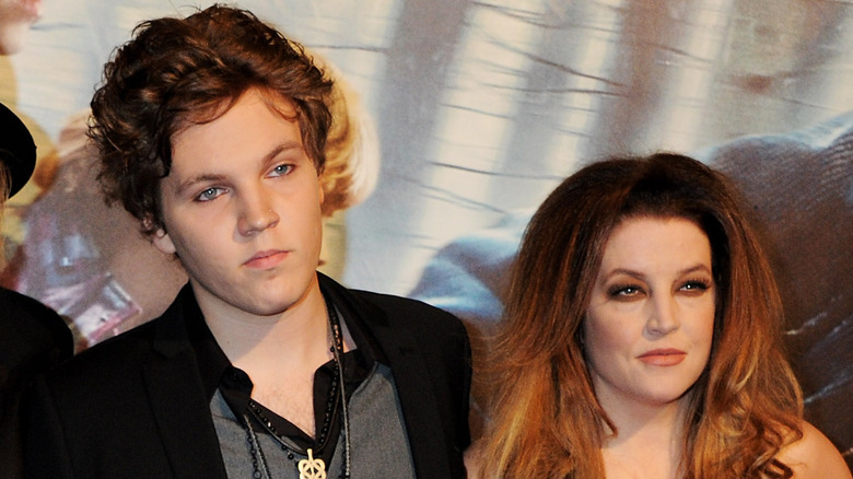 Benjamin Keough and Lisa Marie Presley