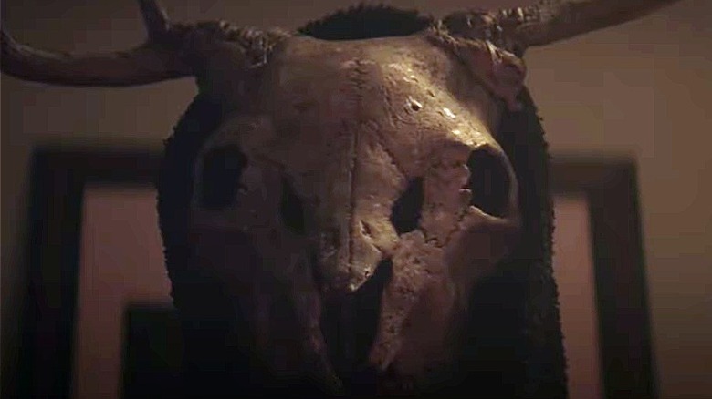 Deer skull hood guy