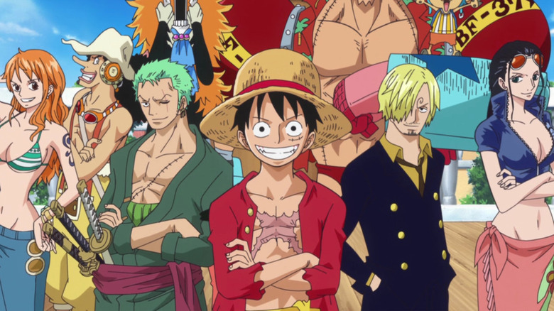 One Piece Luffy pirate crew