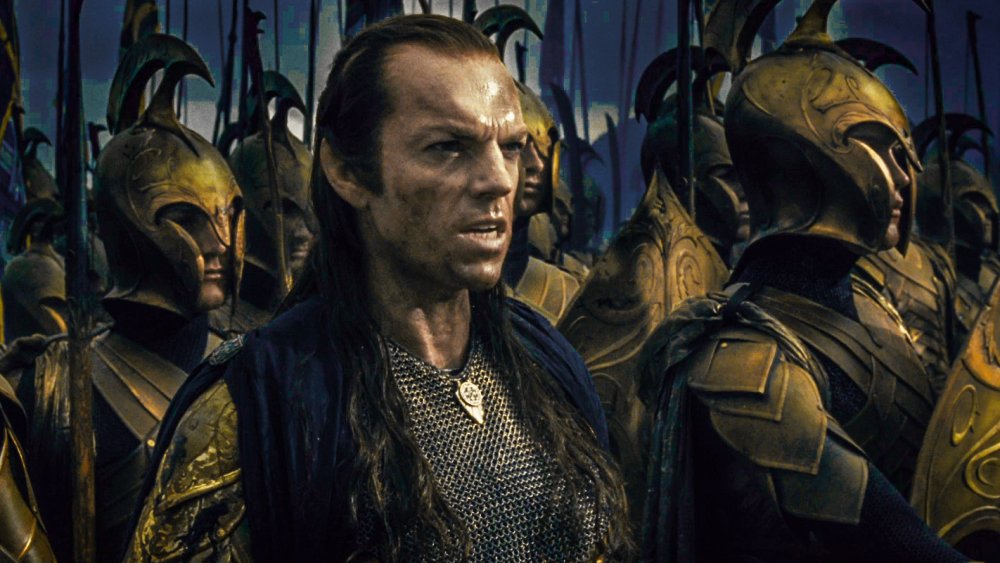 Hugo Weaving as Elrond in Lord of the Rings