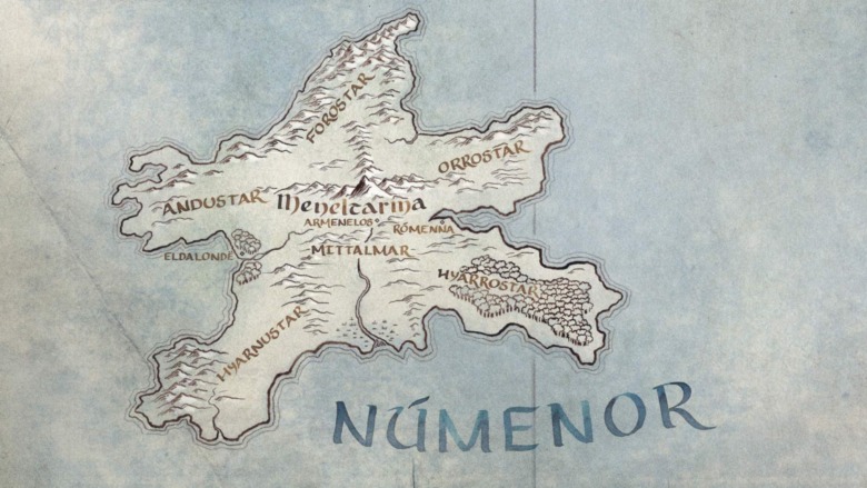 The island of Númenor