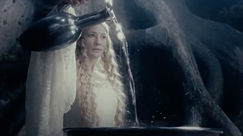 Galadriel pours into mirror