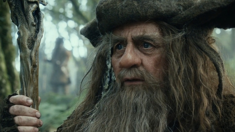 Radagast confronts Gandalf