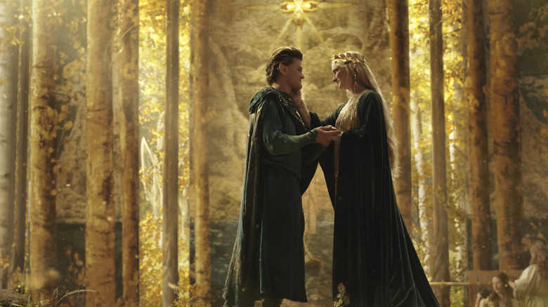 Elrond with his future mother-in-law, Galadriel