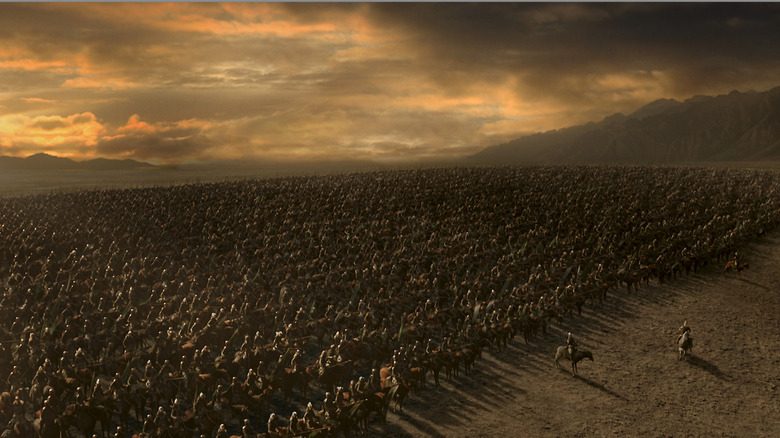 The Rohirrim arrive