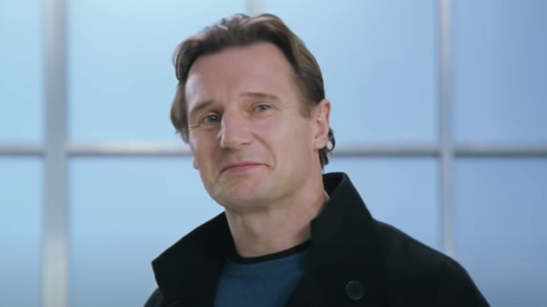 Liam Neeson in airport