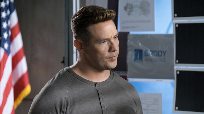 Kevin Alejandro focusing as Dan Espinoza in Lucifer