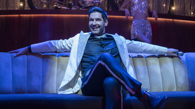 Tom Ellis performing as Lucifer in Lucifer