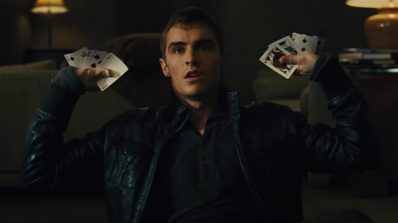 Jack holding cards