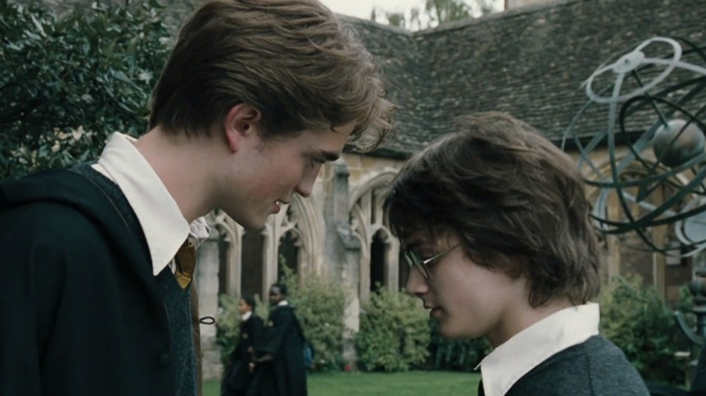 Cedric and Harry talking