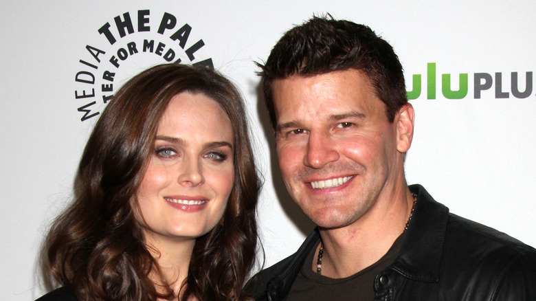 Bones co-stars Emily Deschanel and David Boreanaz